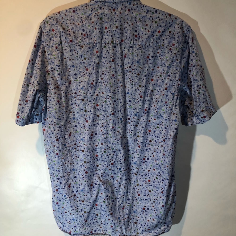 Visconti Black Button Down Size Small - image 3